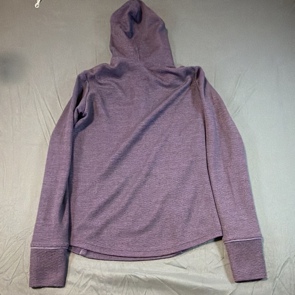 prAna Purple Pullover Hoodie Woman's S Thumb Hole Hiking Outdoor Granola Winter - Picture 10 of 15